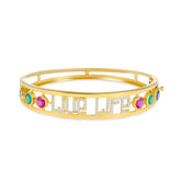 Live Life Diamond Bangle