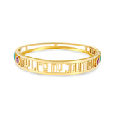 My Life My Journey Gold Bangle